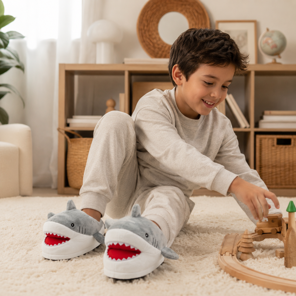 Pantuflas Tiburón kids